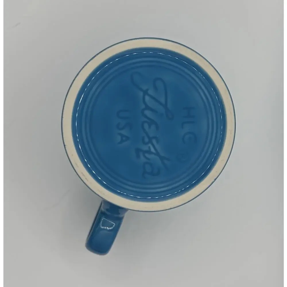 Fiesta Ware Peacock Blue Place Setting Retired